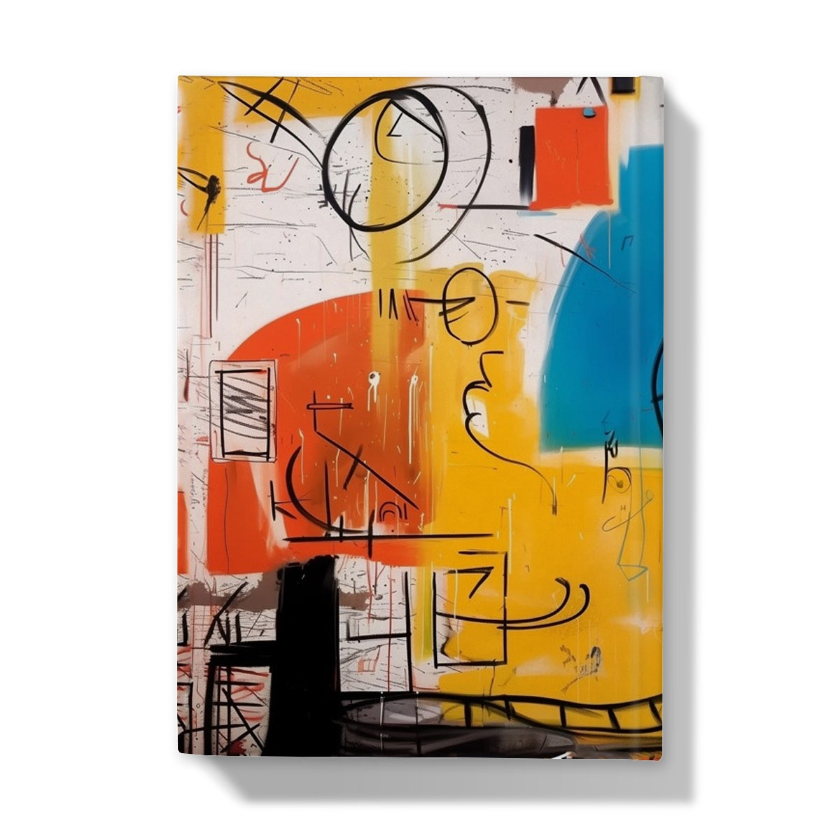 Basquiat cat journal in travel size.