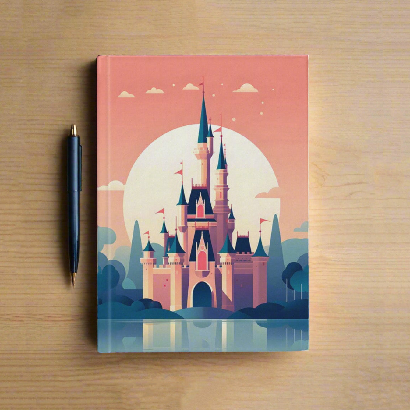 Journal à couverture rigide du château de Disney