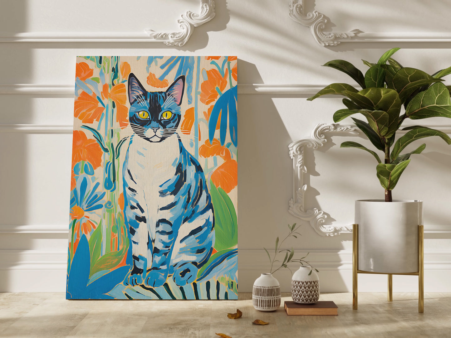 Matisse Blue Cat Wall Art
