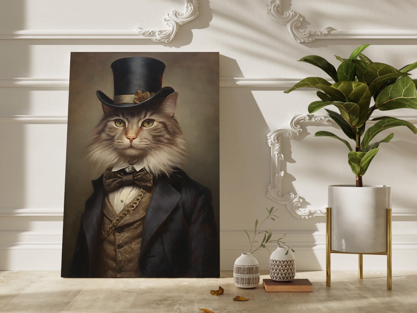 Victorian Cat Wall Art