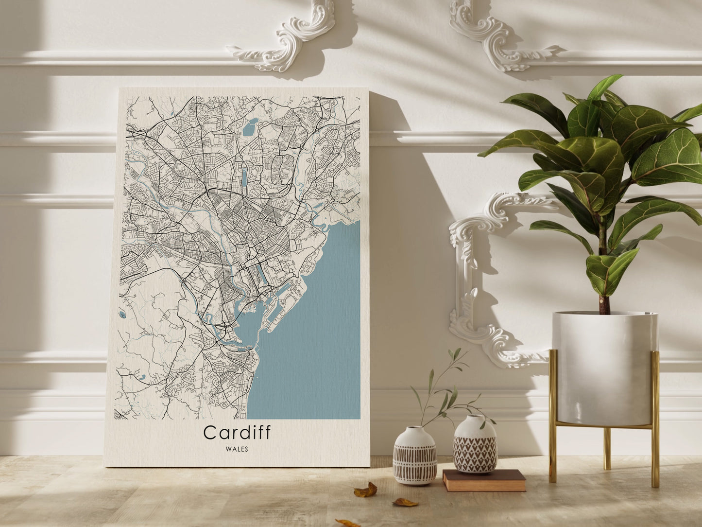 Cardiff Map print