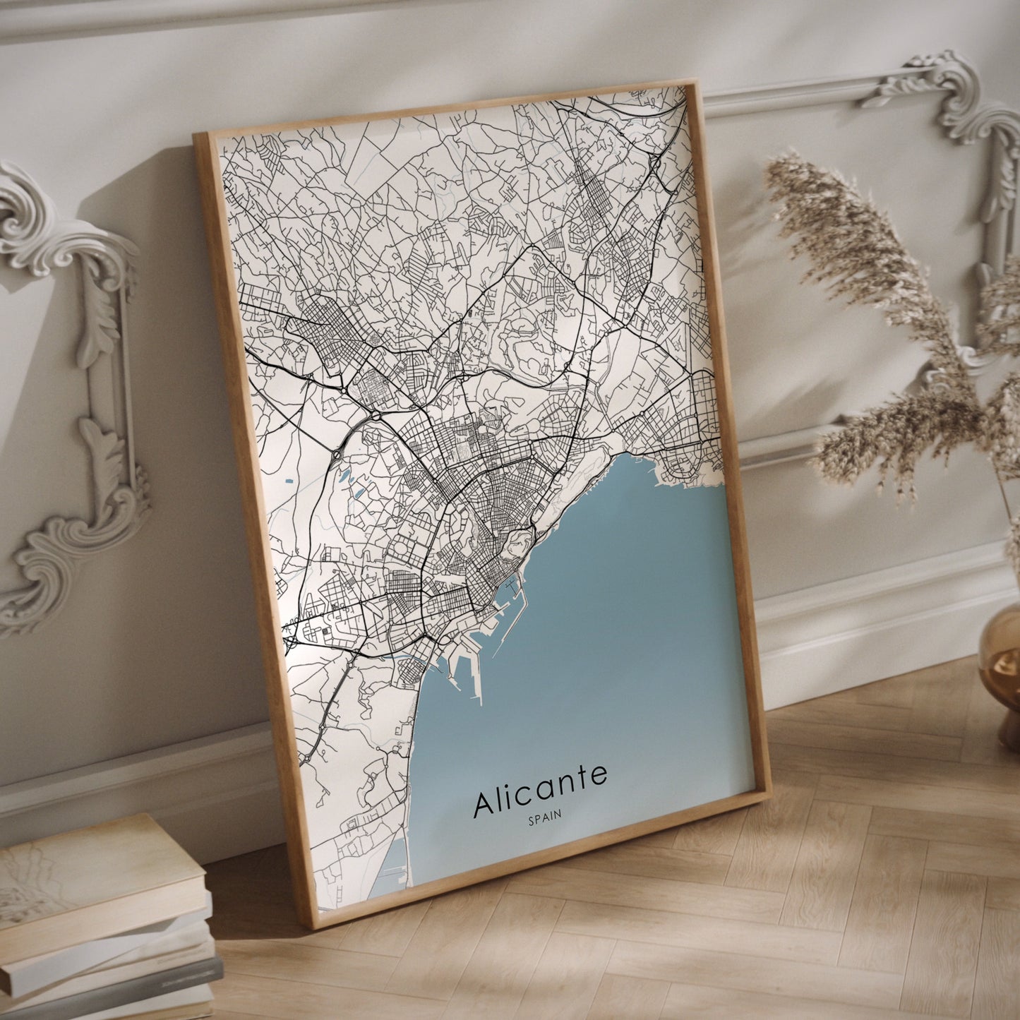 Alicante map print