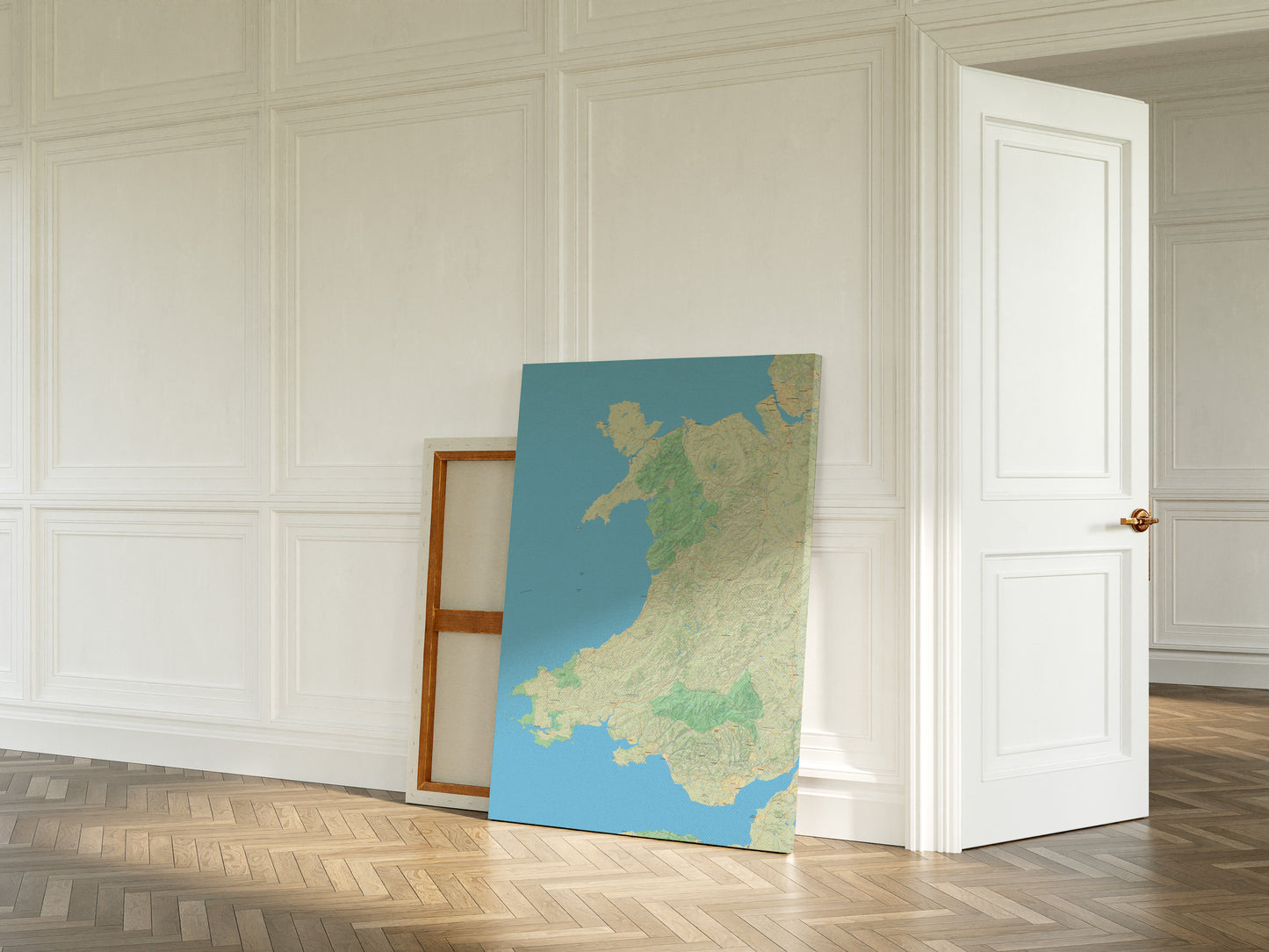 Wales map wall art | Cymru poster