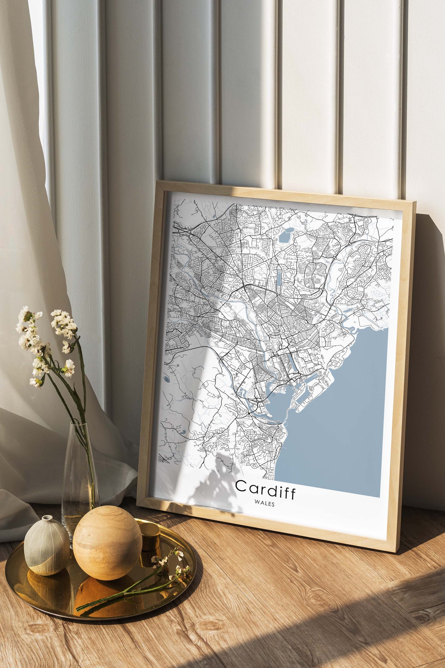 Cardiff Map print