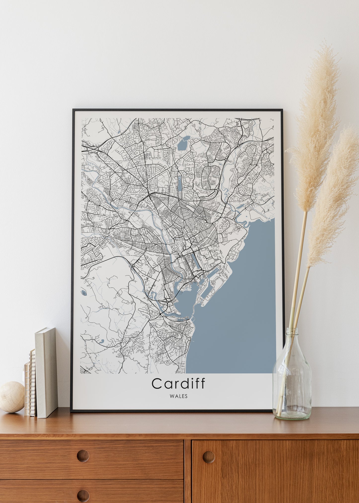 Cardiff Map print
