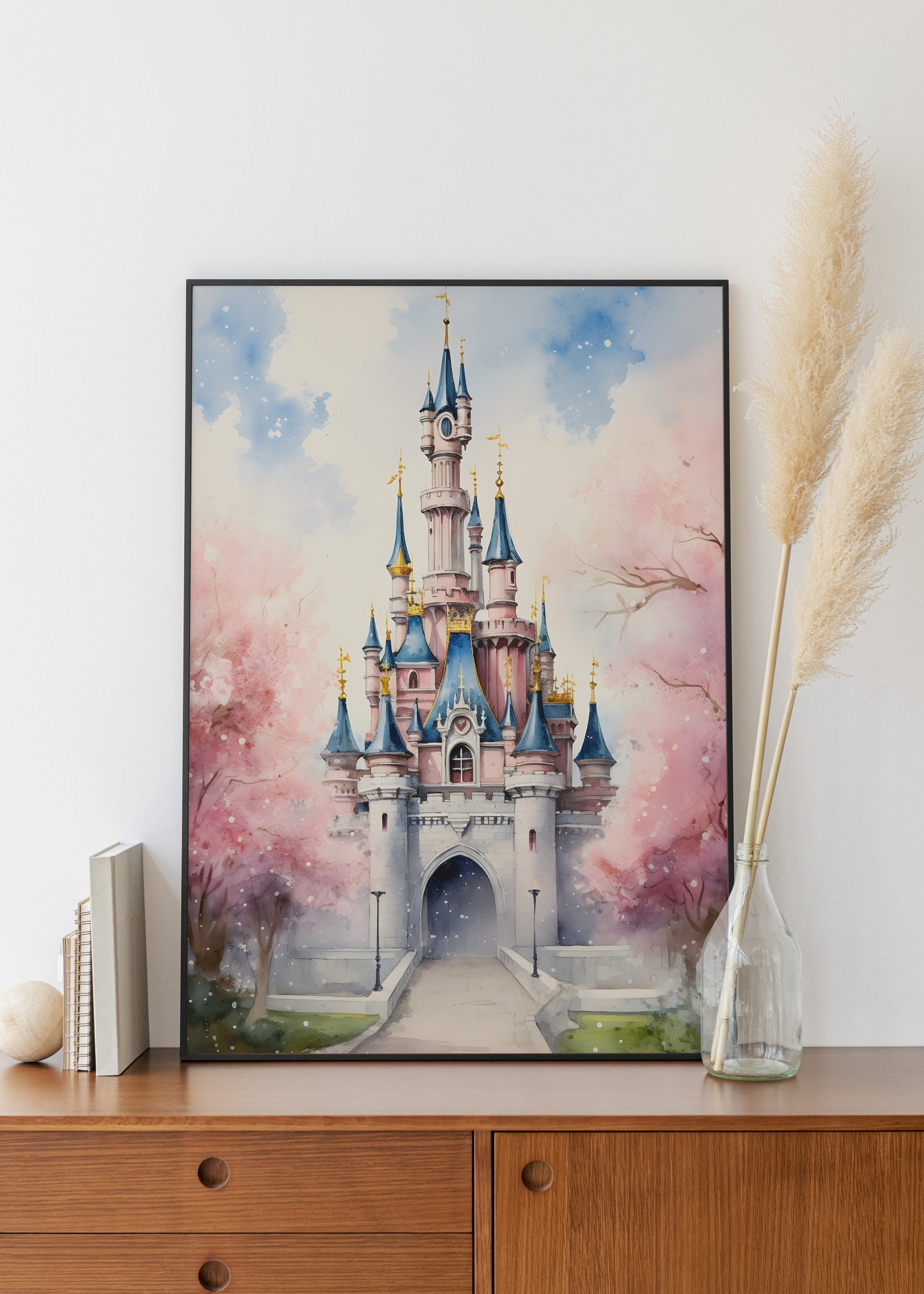 Disney Castle print | Different sizes and canvas - The Hue Map