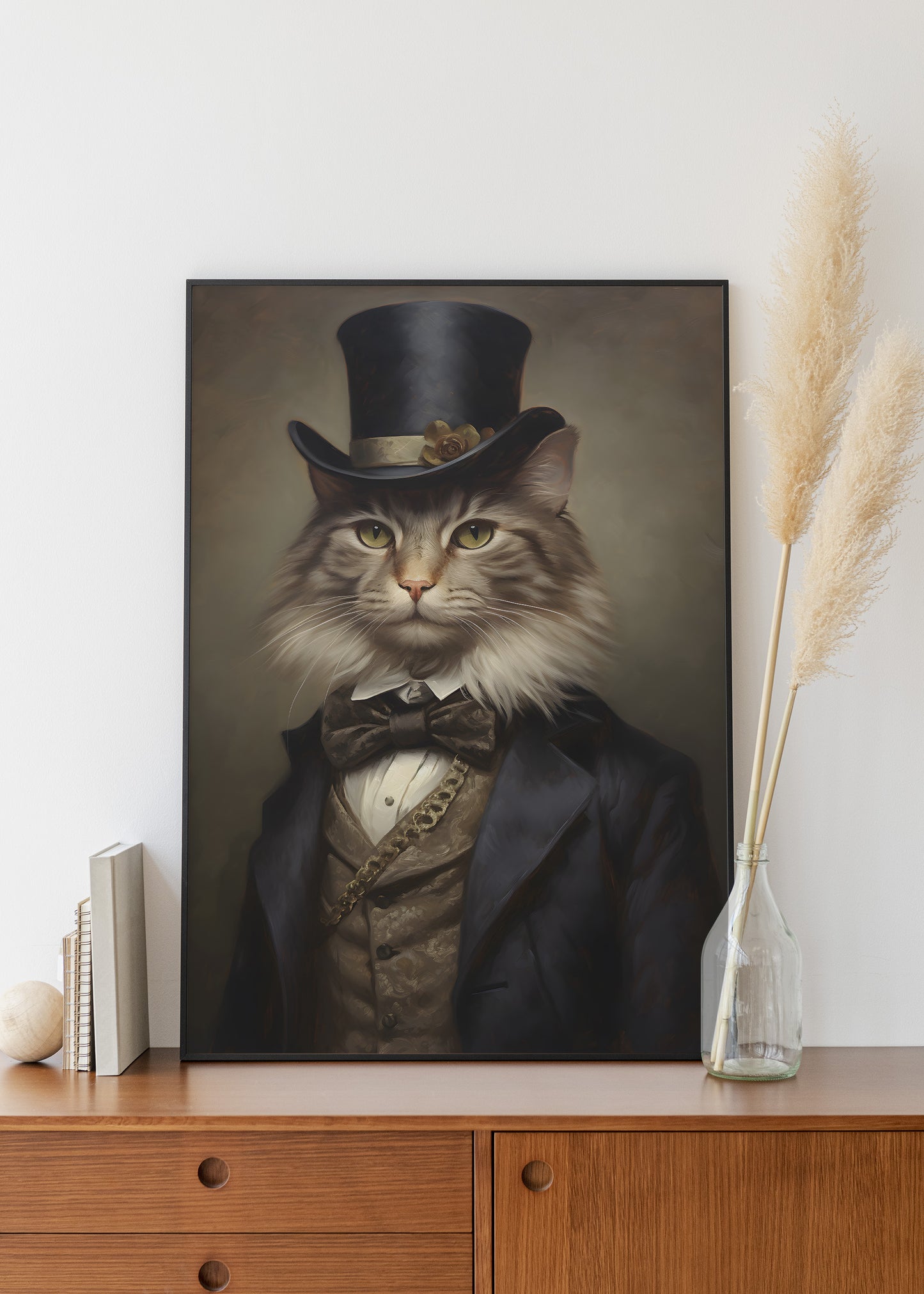 Victorian Cat Wall Art