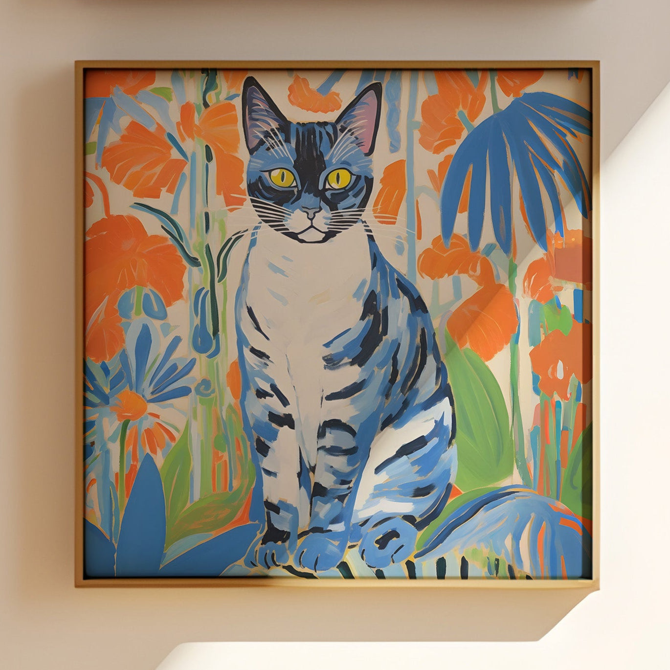 Matisse Cat print in different sizes and canvas