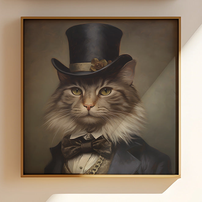 Victorian Cat Wall Art