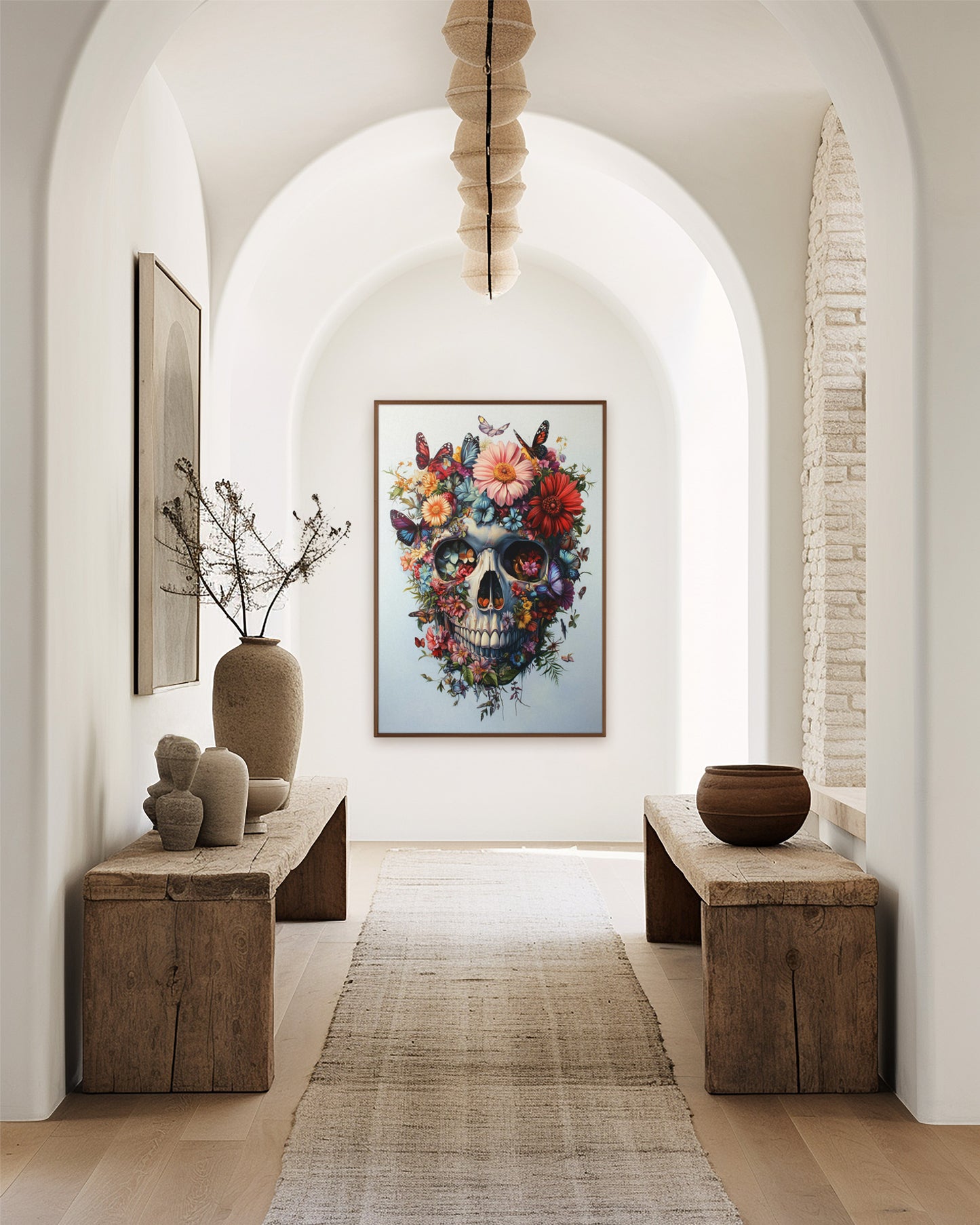 Life Resurfaces Skull wall art