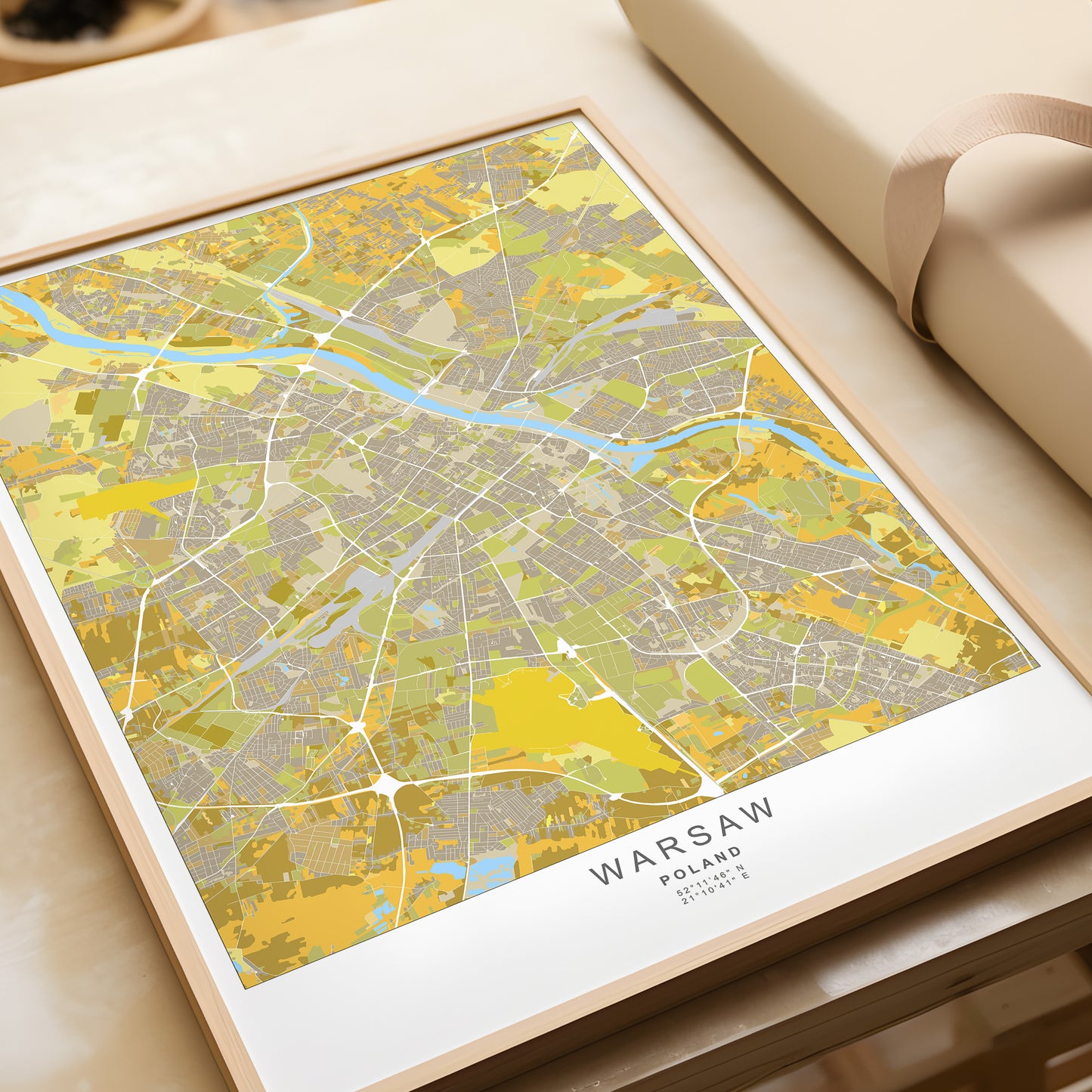 Warsaw print | Different colors and sizes - The Hue Map