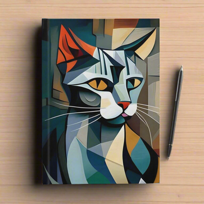 Picasso cat Hardback Journal