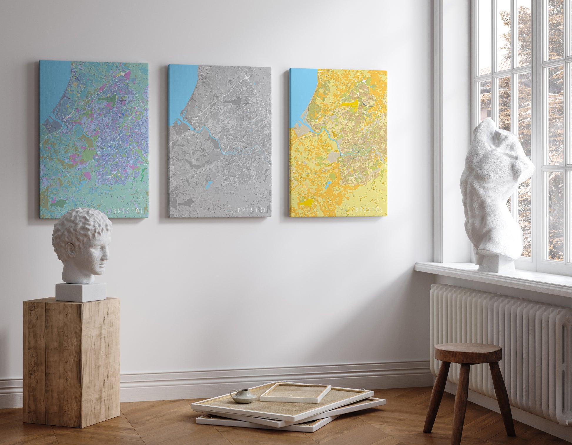 Bristol print | Different colors and sizes - The Hue Map