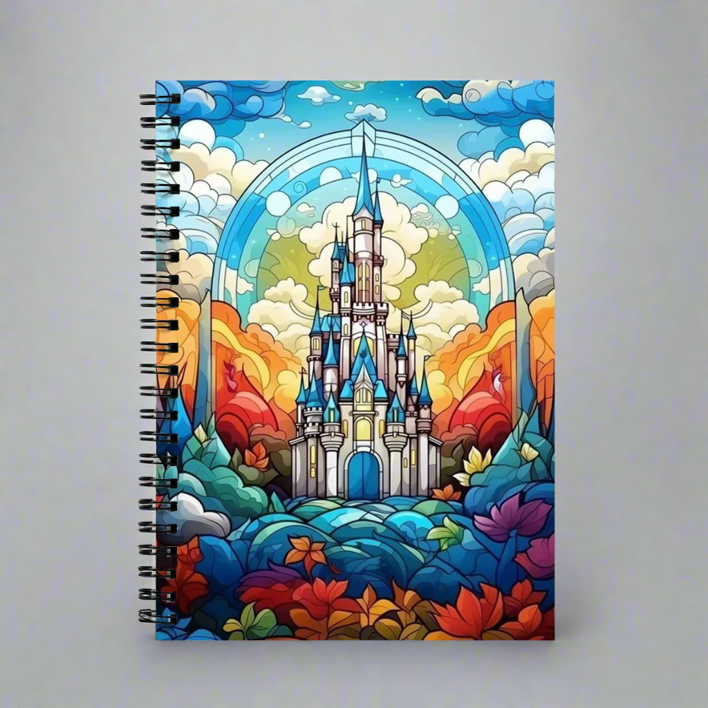 Disney Castle notebook.