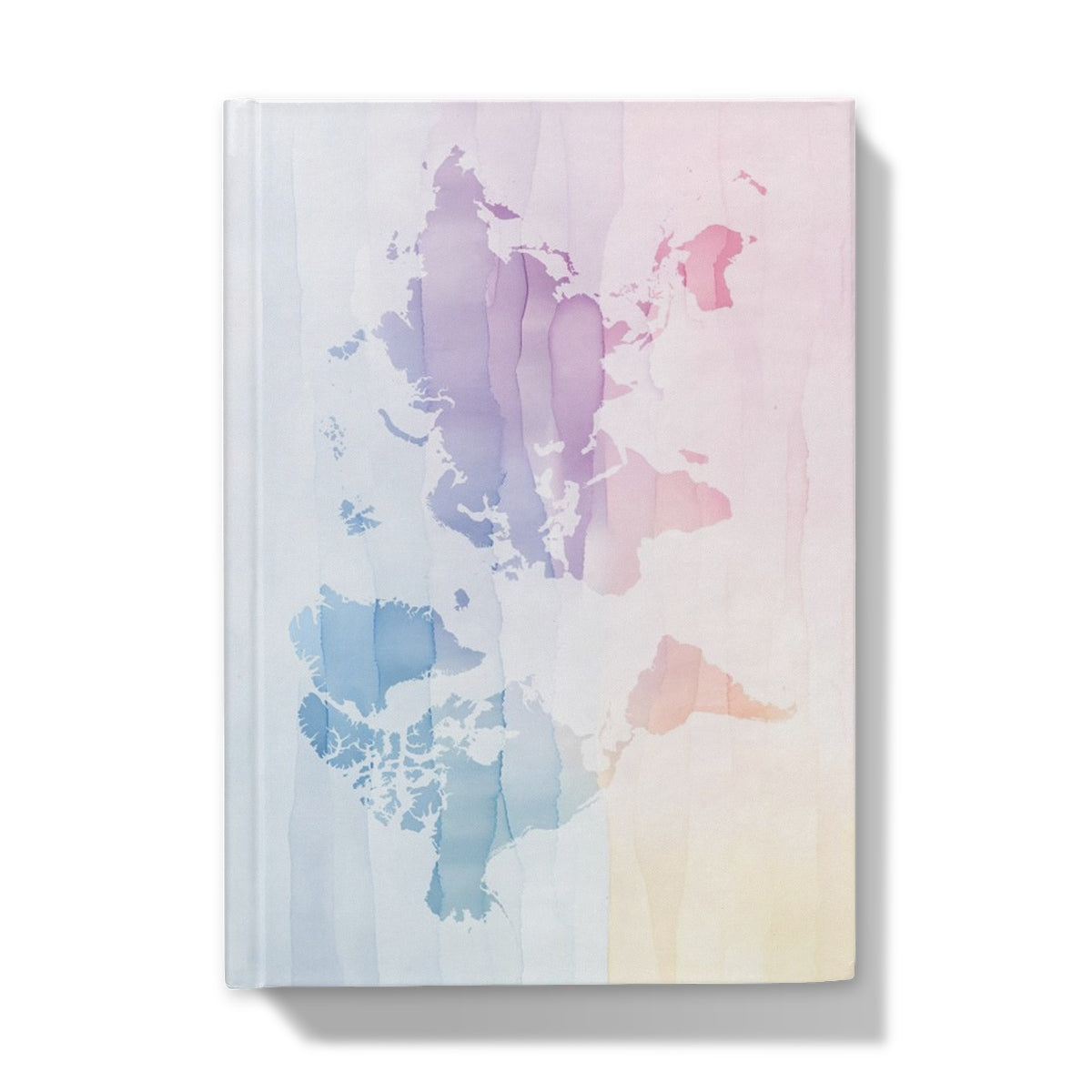 Rainbow World map hardbook journal.