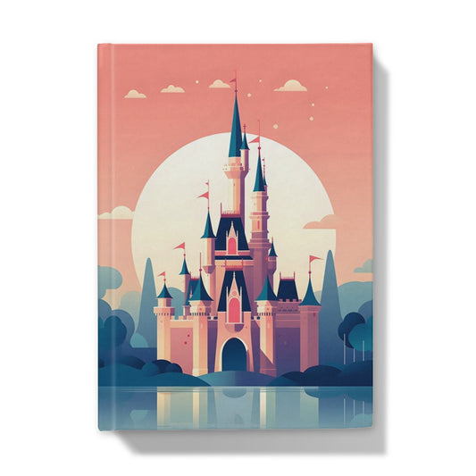 Disney castle hardback journal.