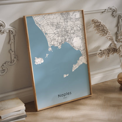 Naples City print | Amalfi coast poster