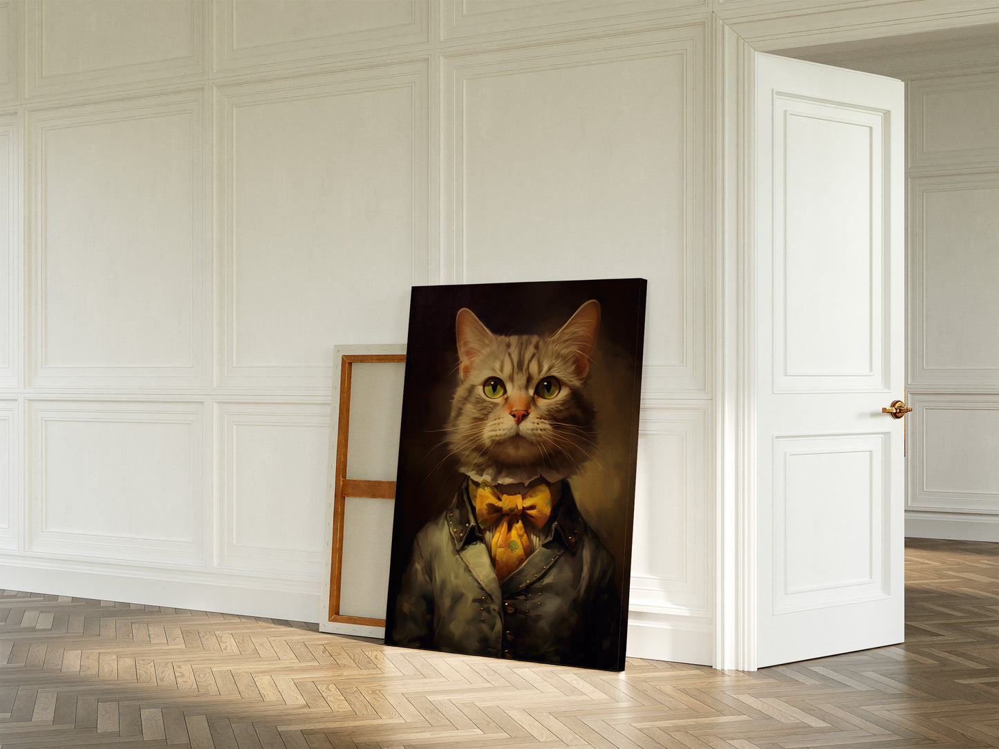 Viktorianische Katzen-Wandkunst | Verschiedene Größen