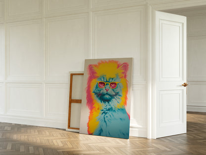 Andy Warhol Cat print | Different sizes and canvas - The Hue Map