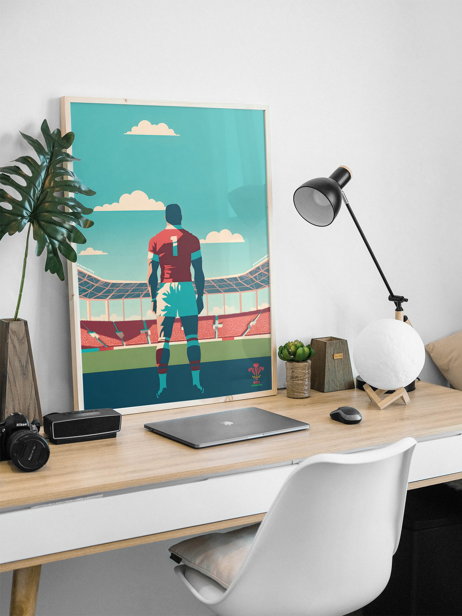 Welsh Rugby Print | Sports Wall Art - The Hue Map