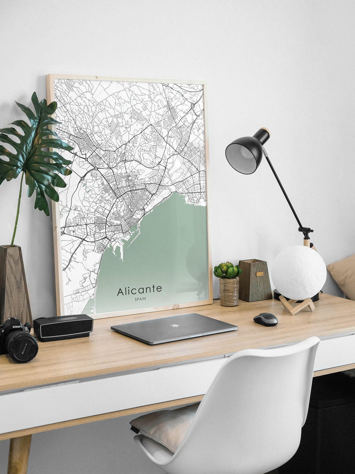 Alicante map print | Different sizes - The Hue Map