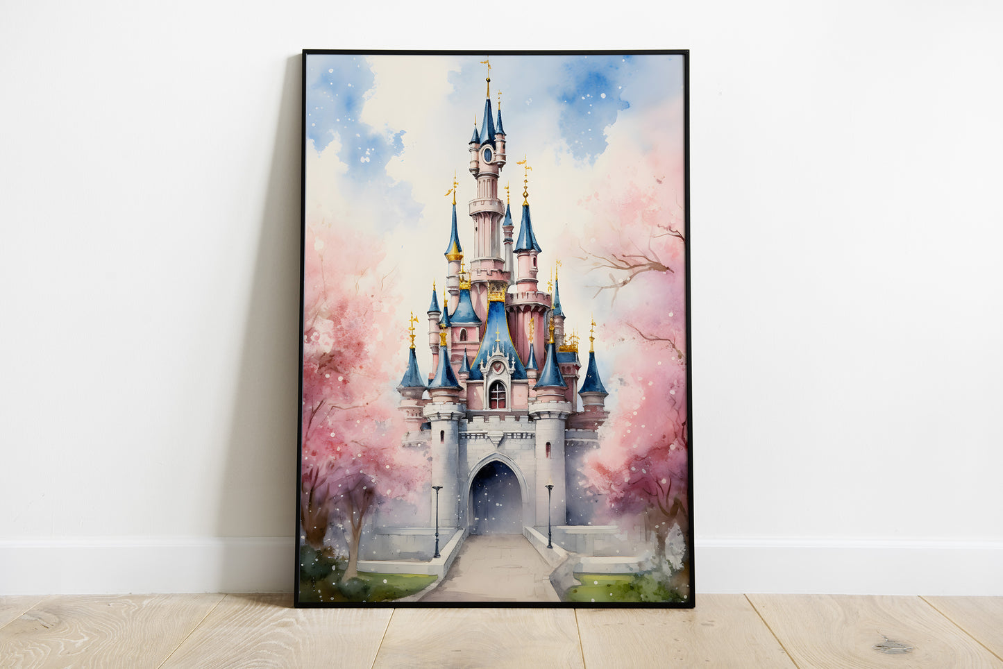 Disney Castle print | Different sizes and canvas - The Hue Map