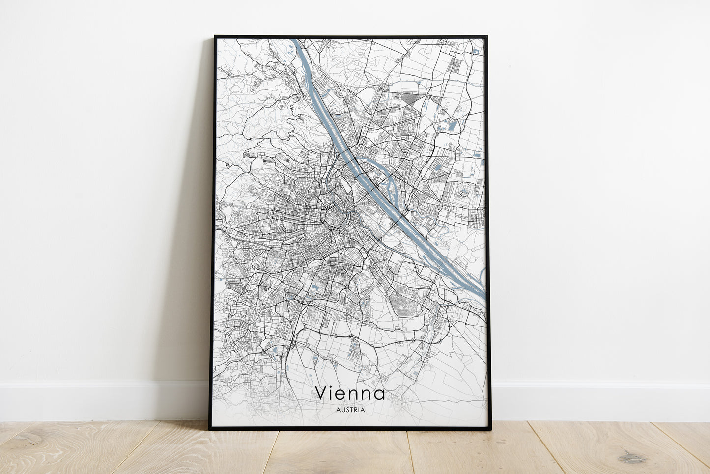 Vienna print | Different colors and canvas - The Hue Map