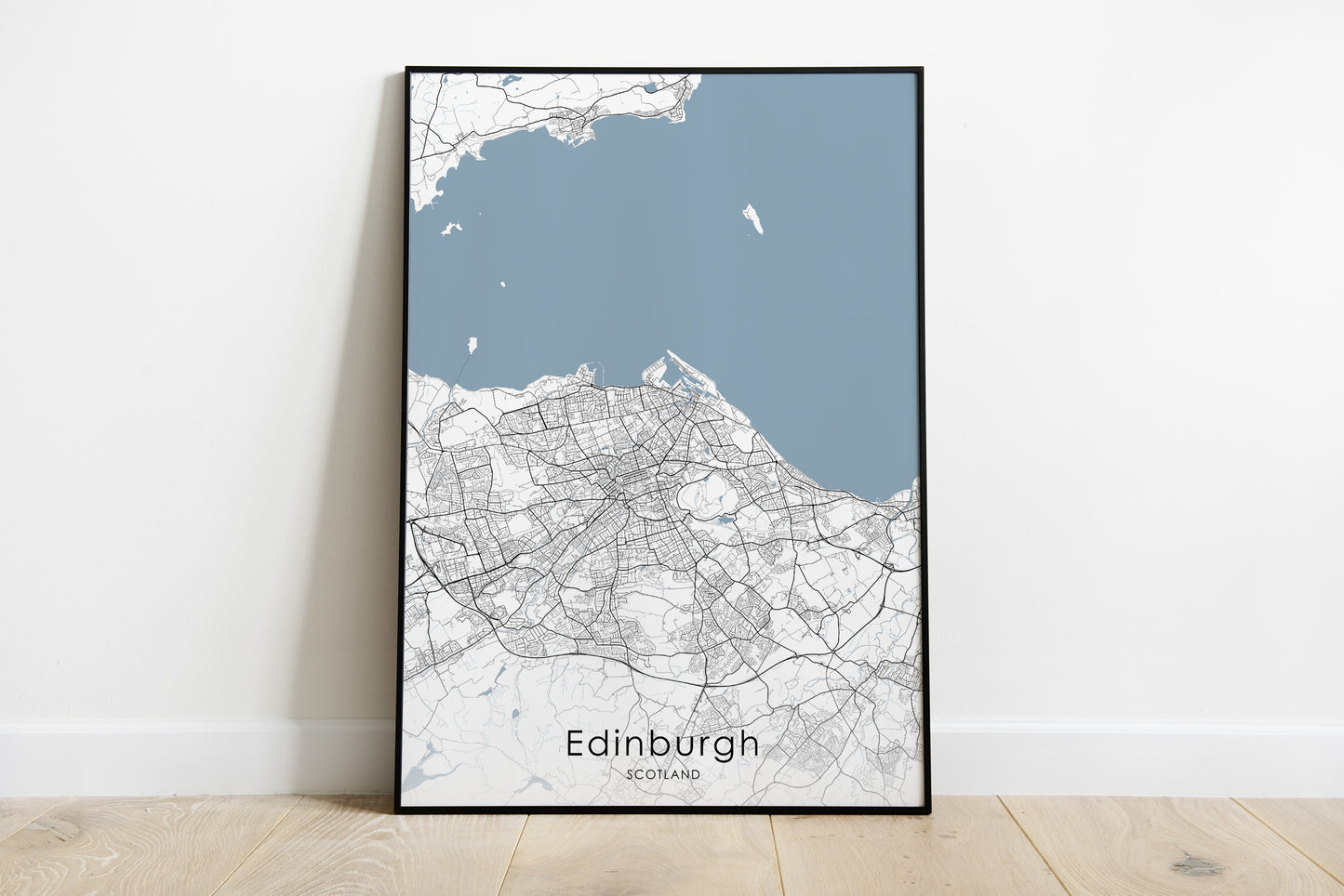 Edinburgh map print | Different sizes and canvas - The Hue Map