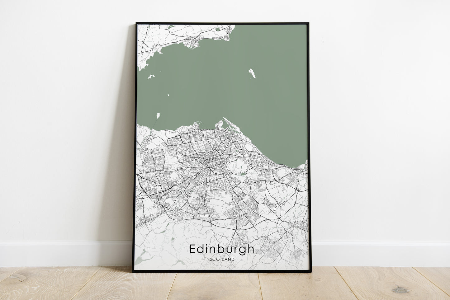 Edinburgh map print | Different sizes and canvas - The Hue Map