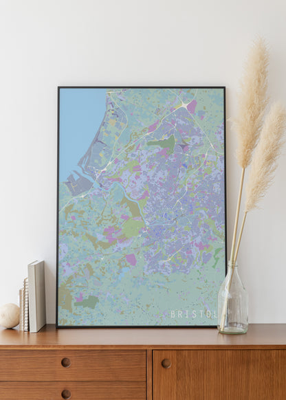 Bristol print | Different colors and sizes - The Hue Map