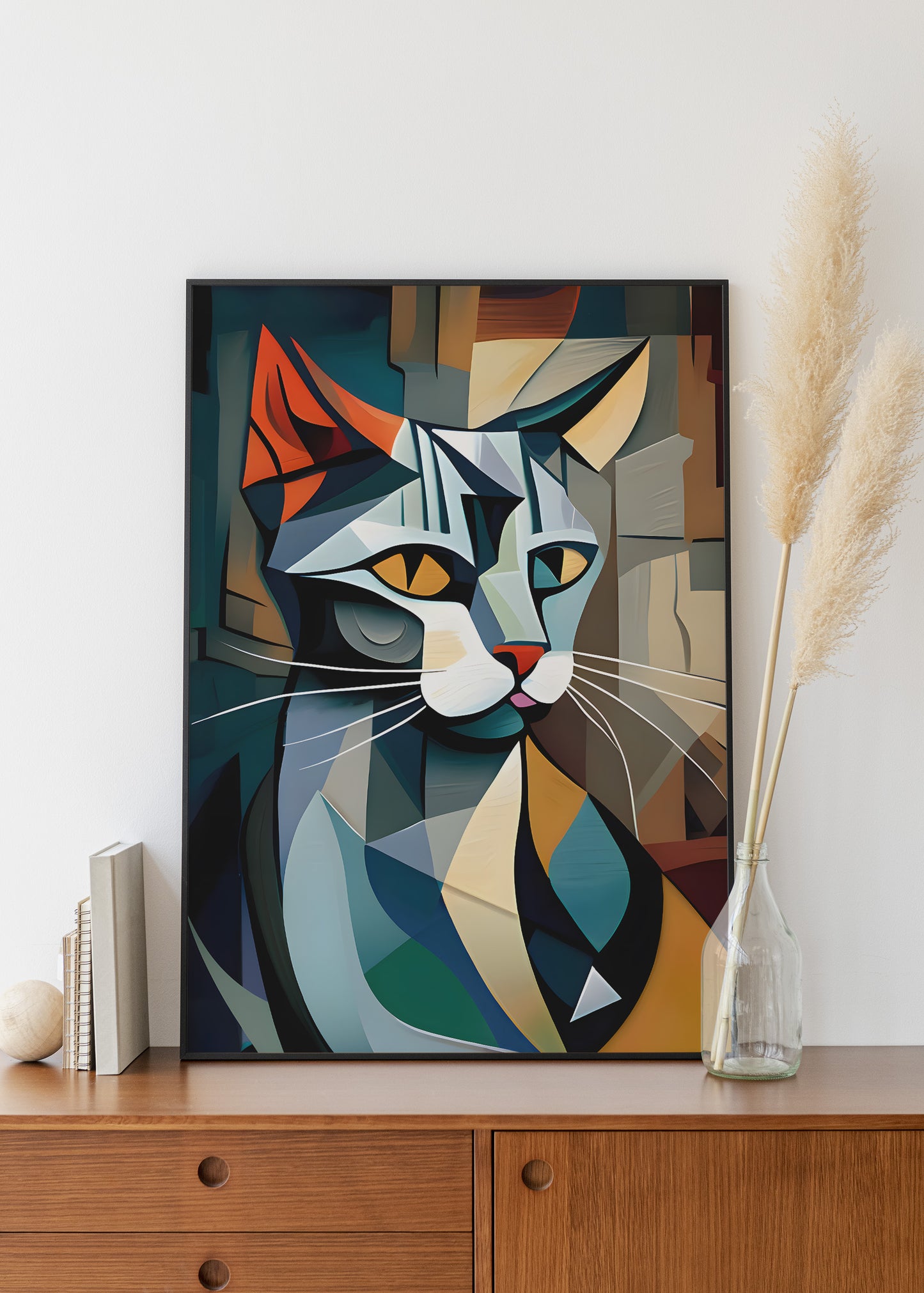 Picasso Cat print | Different sizes and canvas