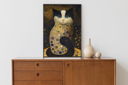 Impression de chat Gustav Klimt | Des tailles différentes