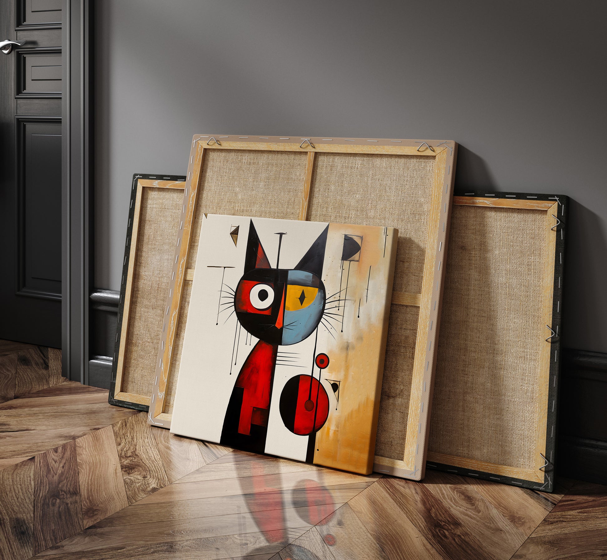 Joan Miro Cat print | Different sizes and canvas - The Hue Map