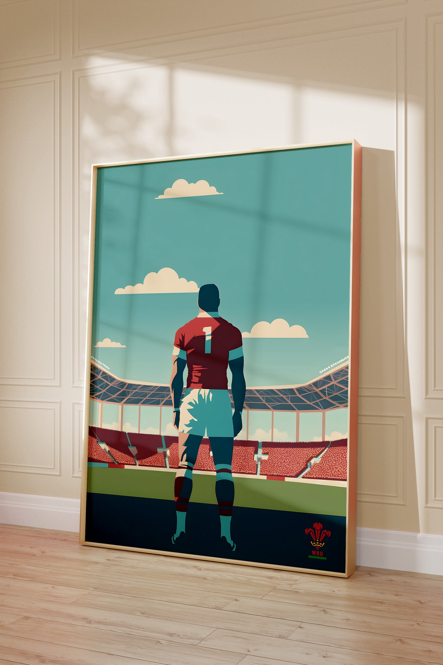 Welsh Rugby Print | Sports Wall Art - The Hue Map