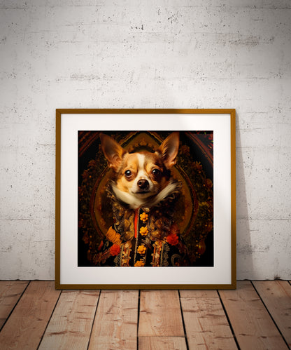 Chihuahua art print | Different styles and sizes - The Hue Map