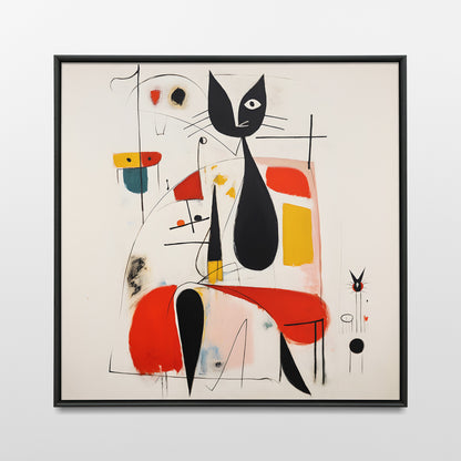 Joan Miro woman wall art in different sizes and frame options or canvas