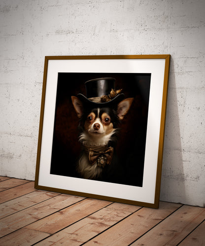 Chihuahua art print | Different styles and sizes - The Hue Map