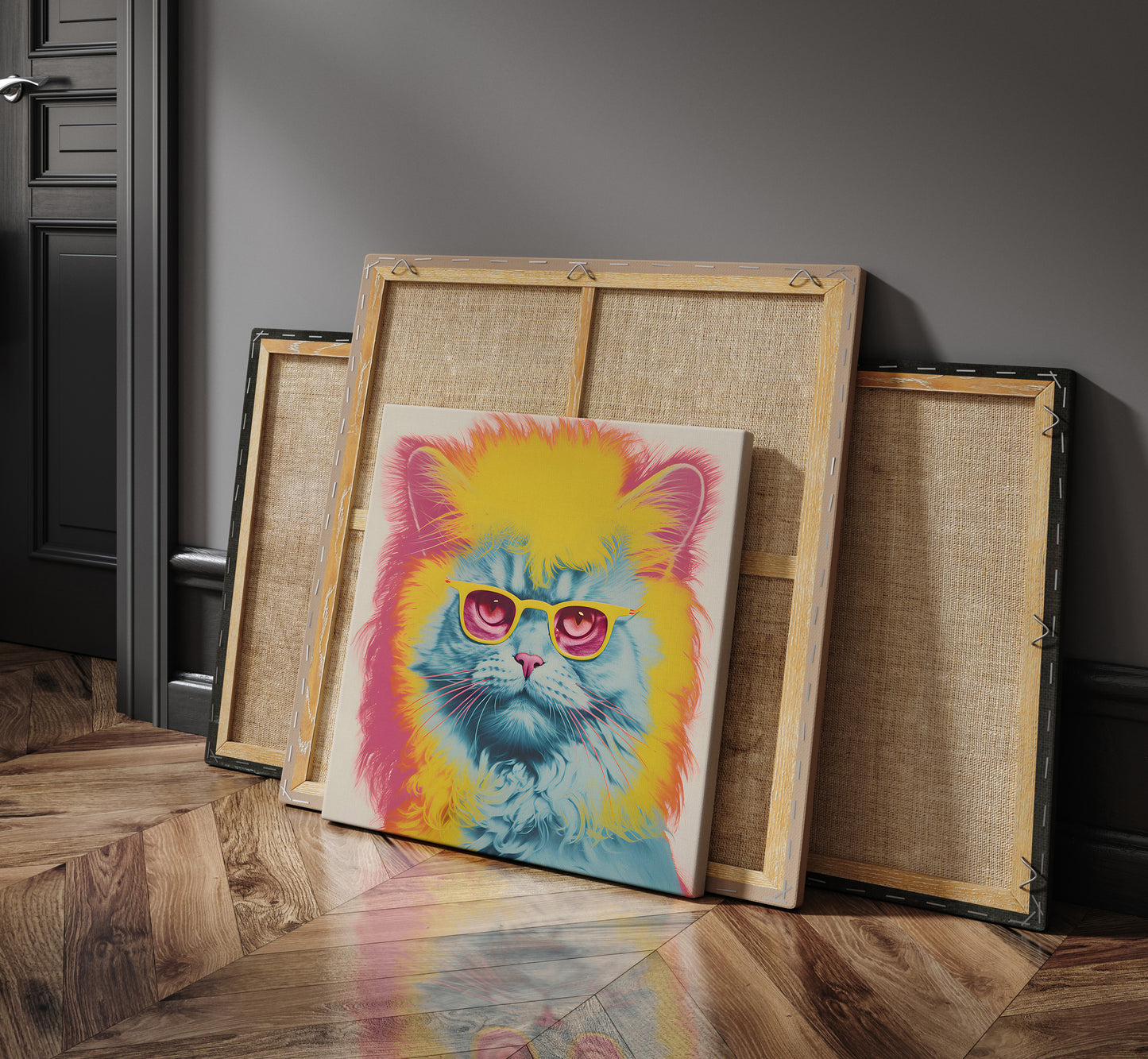 Andy Warhol Cat print | Different sizes and canvas - The Hue Map