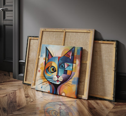 Kandisnky Cat print | Different sizes and canvas - The Hue Map