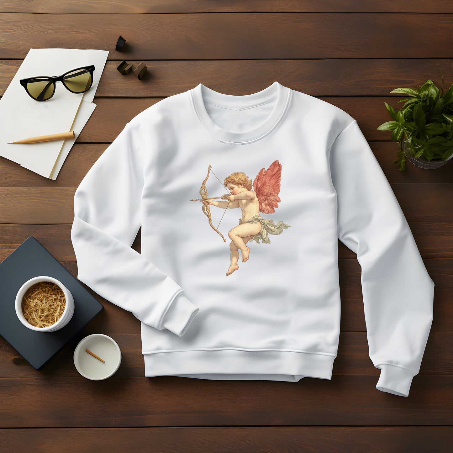 Renaissance Angel Sweatshirt  | Unisex and unique sweatshirt