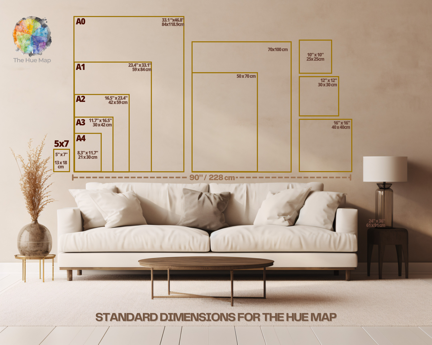 Cardiff map print | Different colors and sizes | Caerdydd canvas - The Hue Map