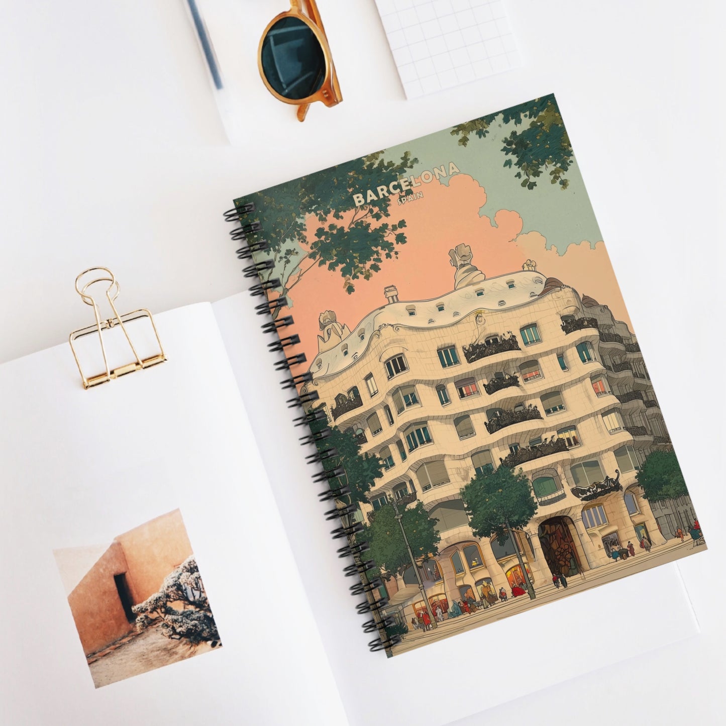 Barcelona Spiral Notebook