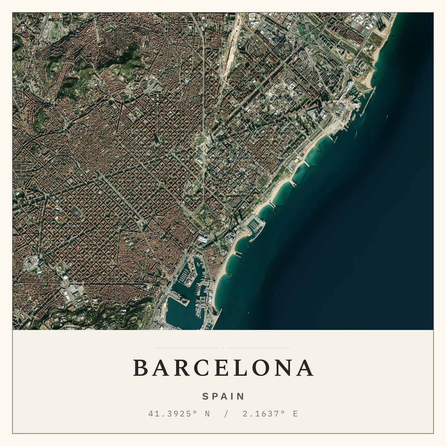 Custom Aerial Photo Print