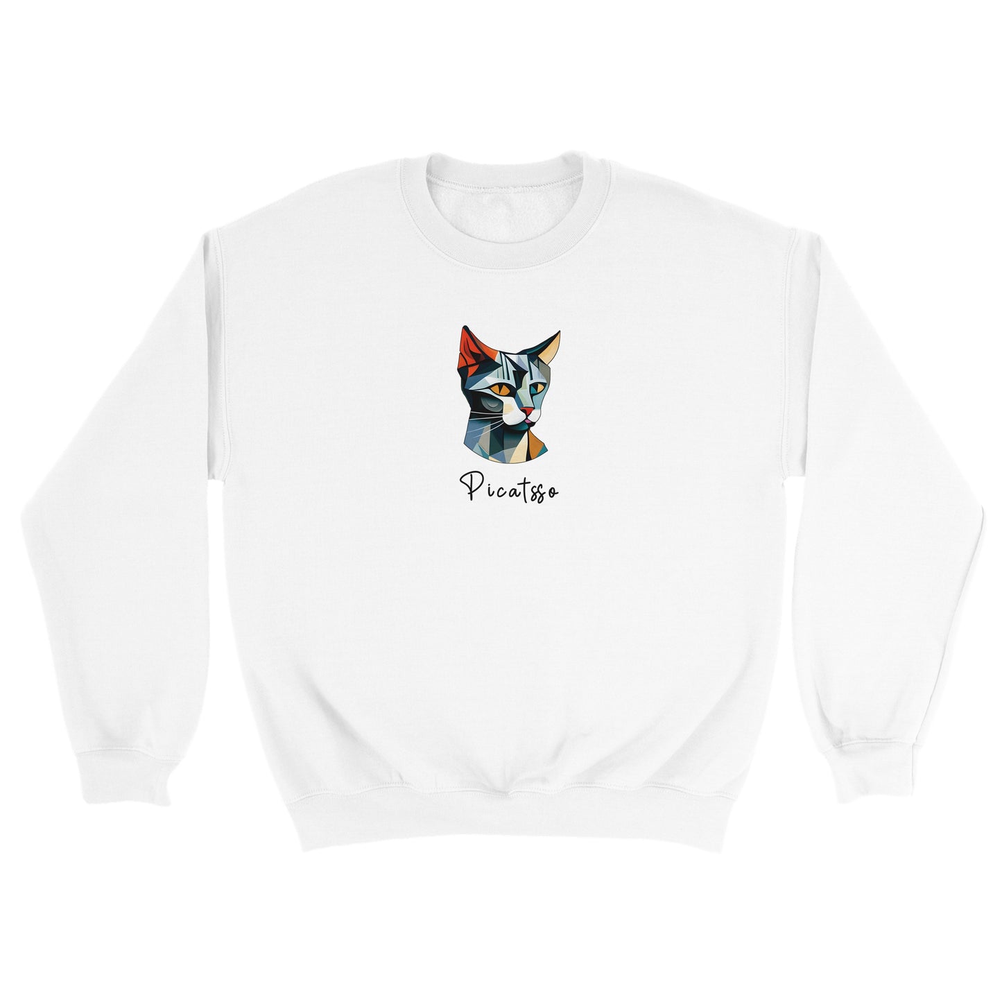 Unisex Picasso cat Sweatshirt | Different sizes and colors - The Hue Map