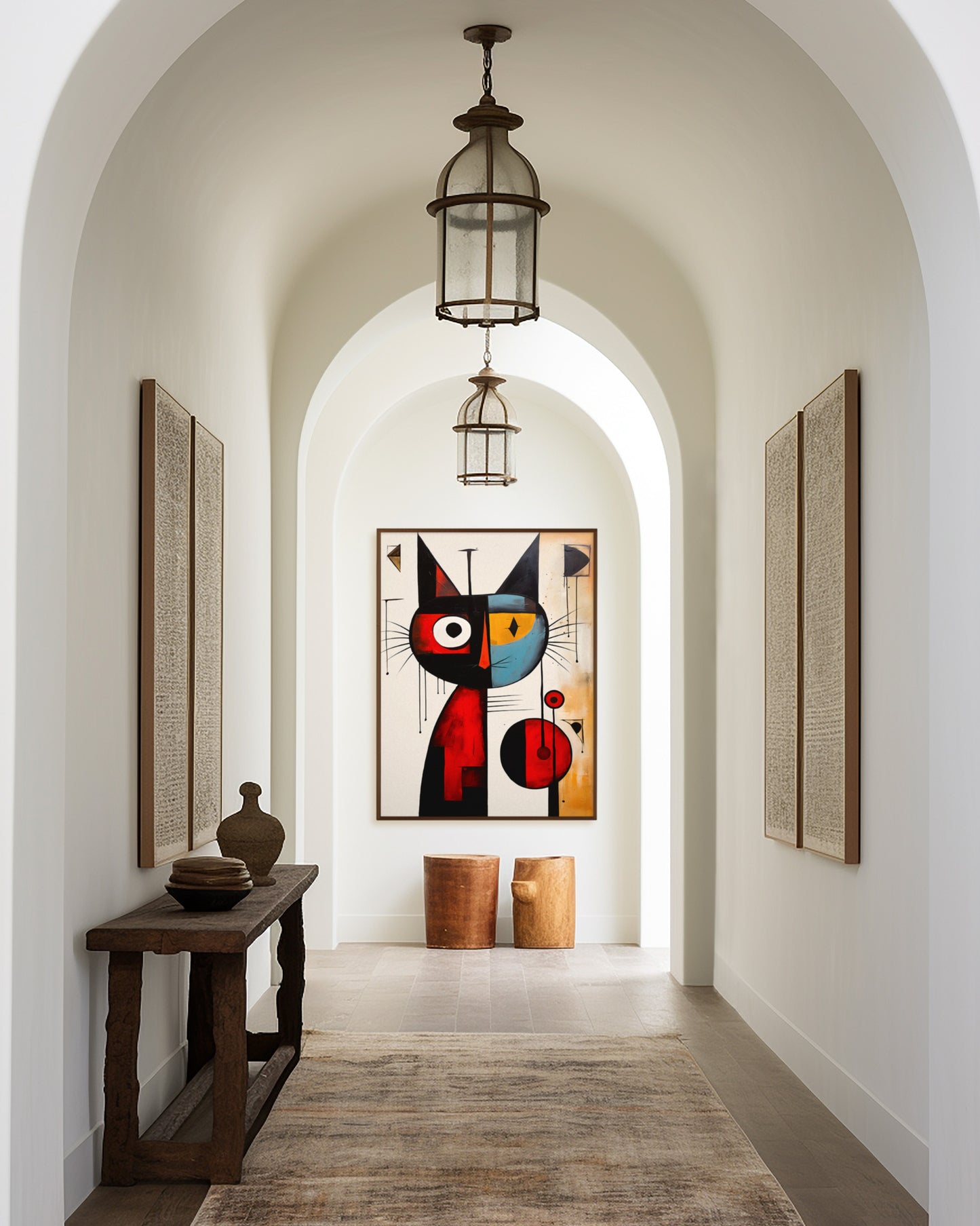 Joan Miro Cat print | Different sizes and canvas - The Hue Map