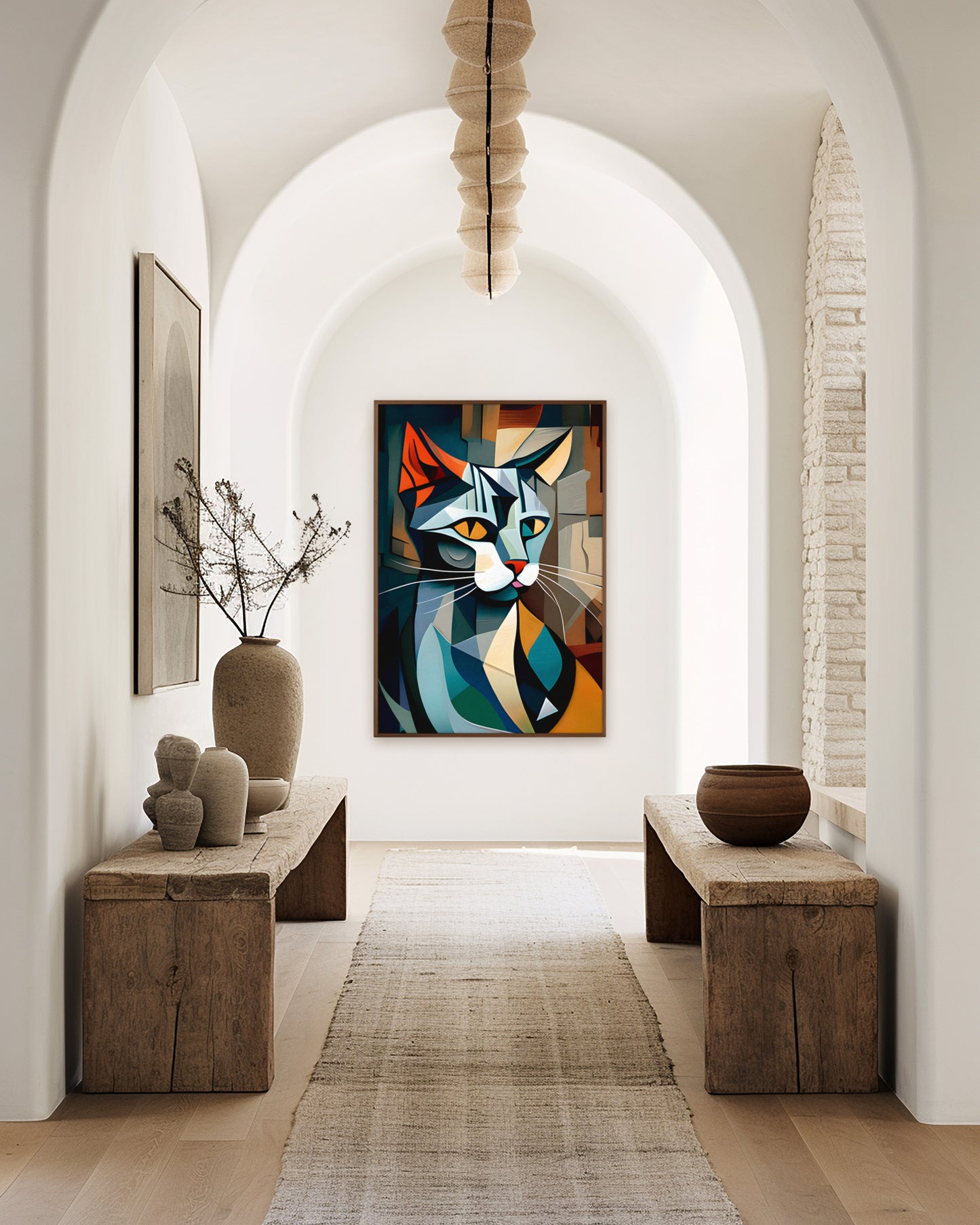 Picasso Cat print | Different sizes and canvas - The Hue Map