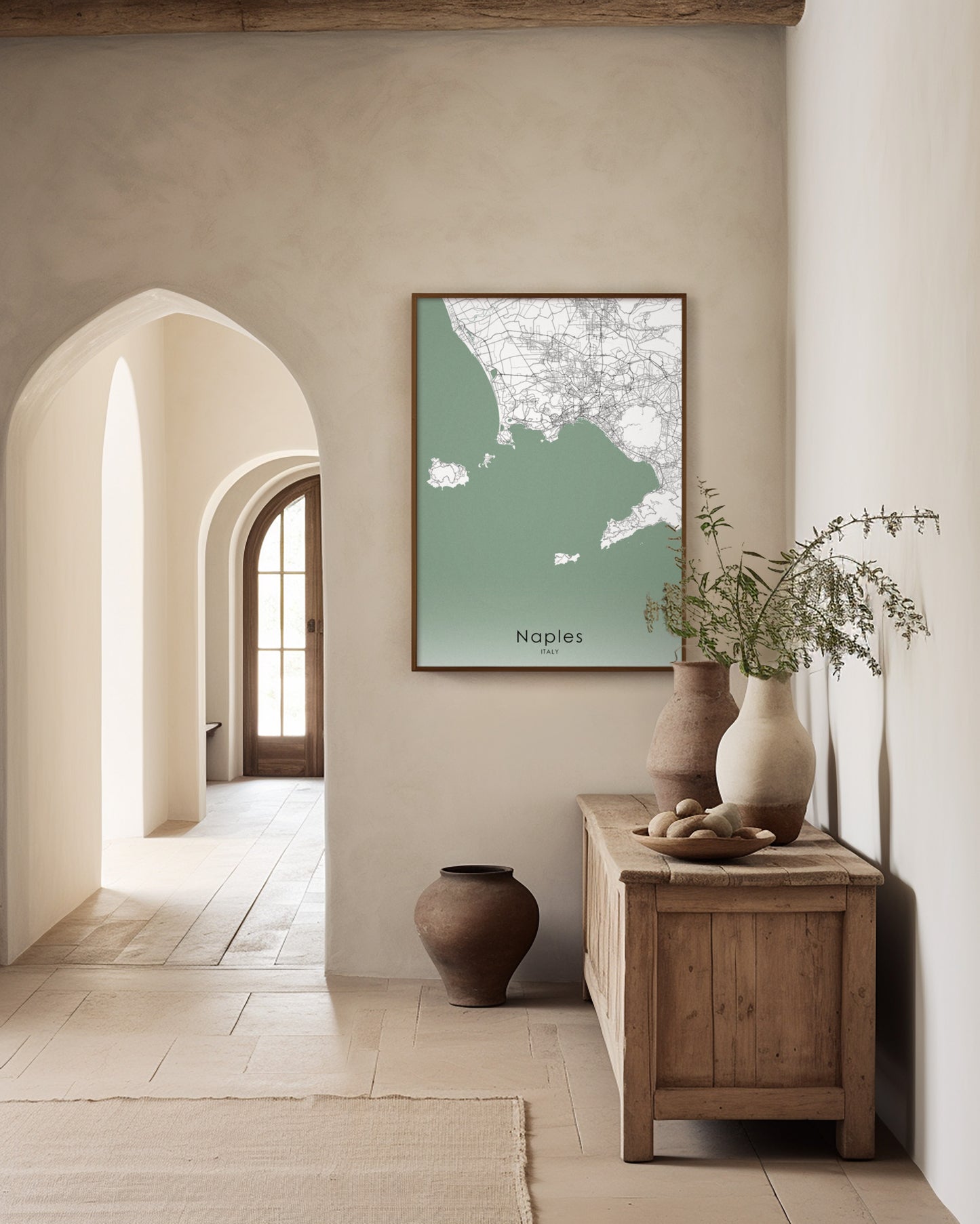 Naples City print | Amalfi coast poster