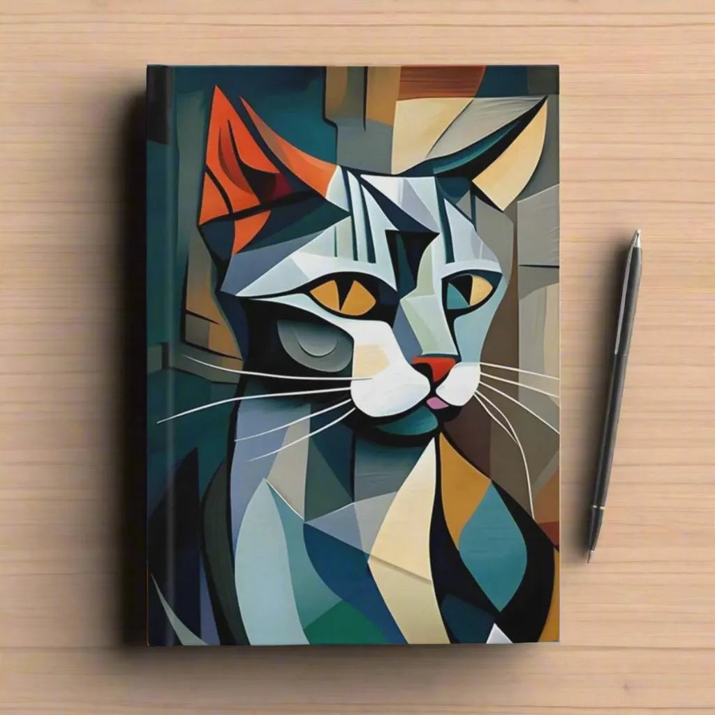 Picasso cat Hardback Journal