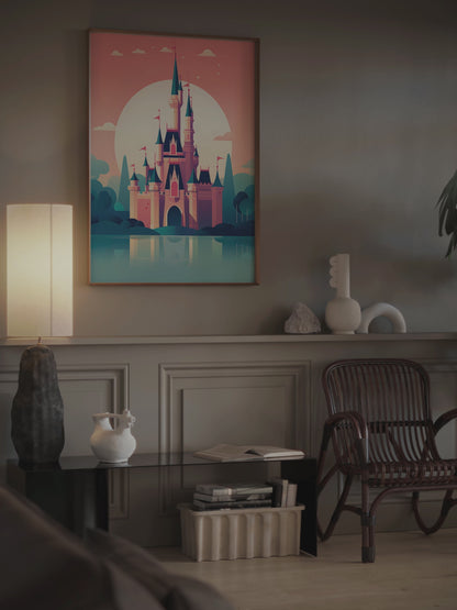 Magic Disney Castle print | Different sizes and canvas