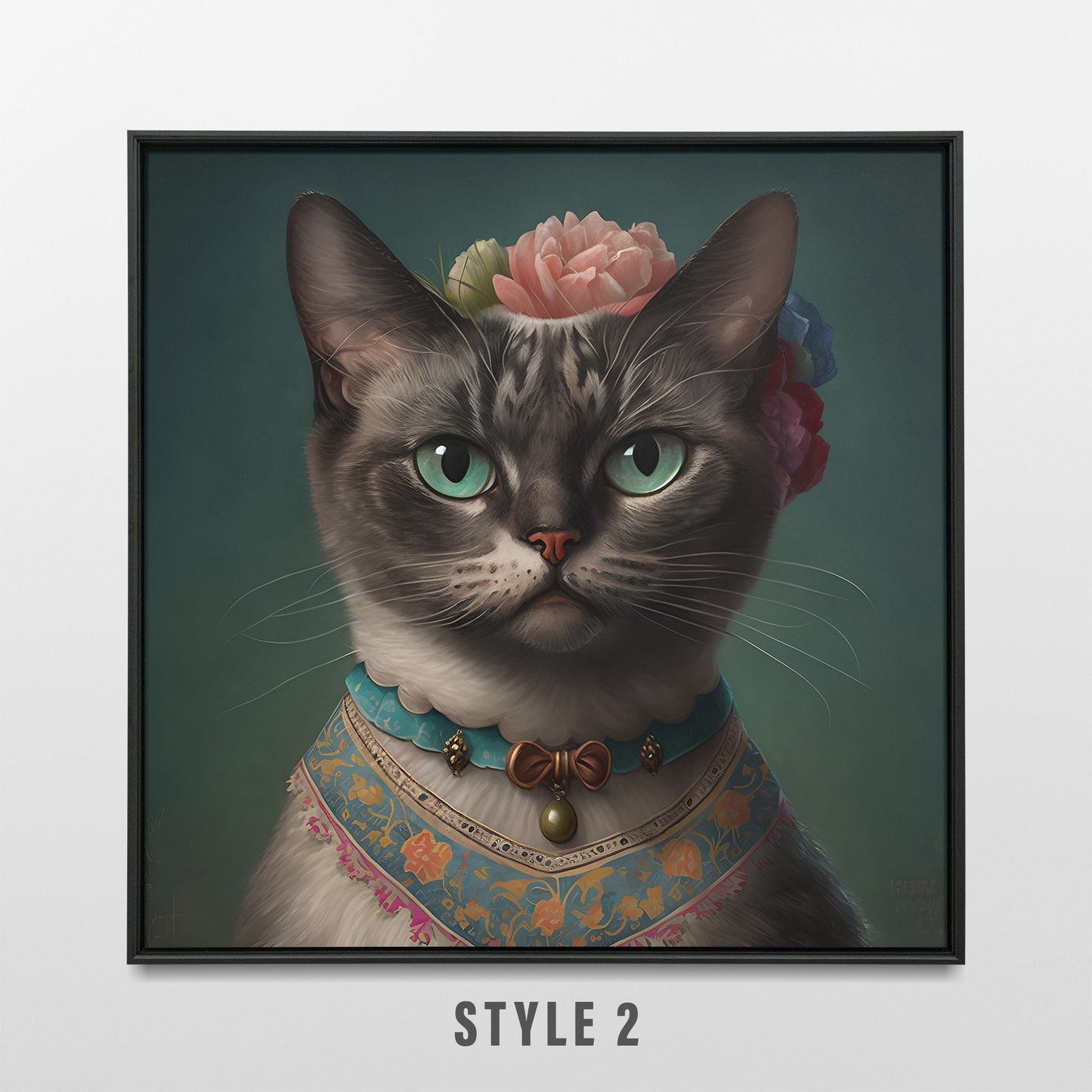 Frida Kahlo Cat print | Different sizes available | Frida Kahlo poster | Frida Kahlo wall art print